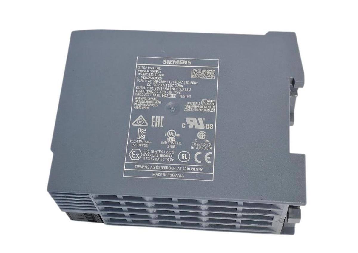 Used SIEMENS 6EP1332-5BA00 SITOP PSU100C POWER SUPPLY 24 VDC