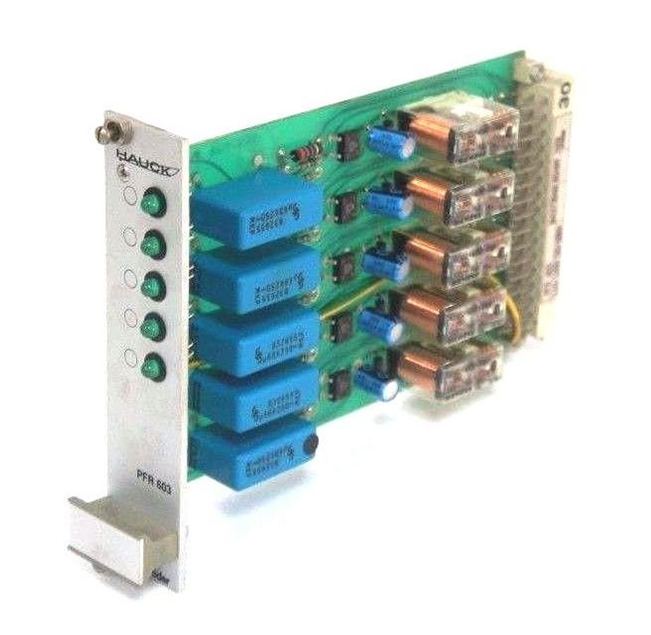 Used NEW KROM SCHRODER HAUCK PFR603 RELAY BOARD PFR-603, 110/120V, 50/60HZ, 84373040