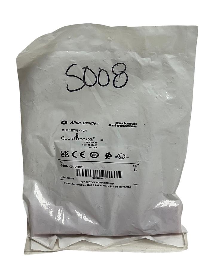 ALLEN BRADLEY 440N-G02099 /B Guardmaster FERROGARD SAFETY SWITCH 24VDC 1A NSFS