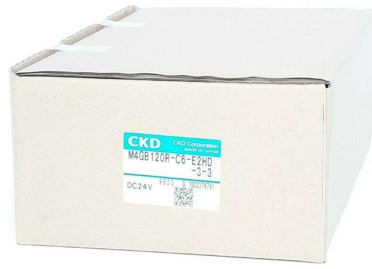 NIB CKD M4GB120R-C6-E2HD-3-3 VALVE MANIFOLD ASSEMBLY DC24V, M4GB120RC6E2HD33
