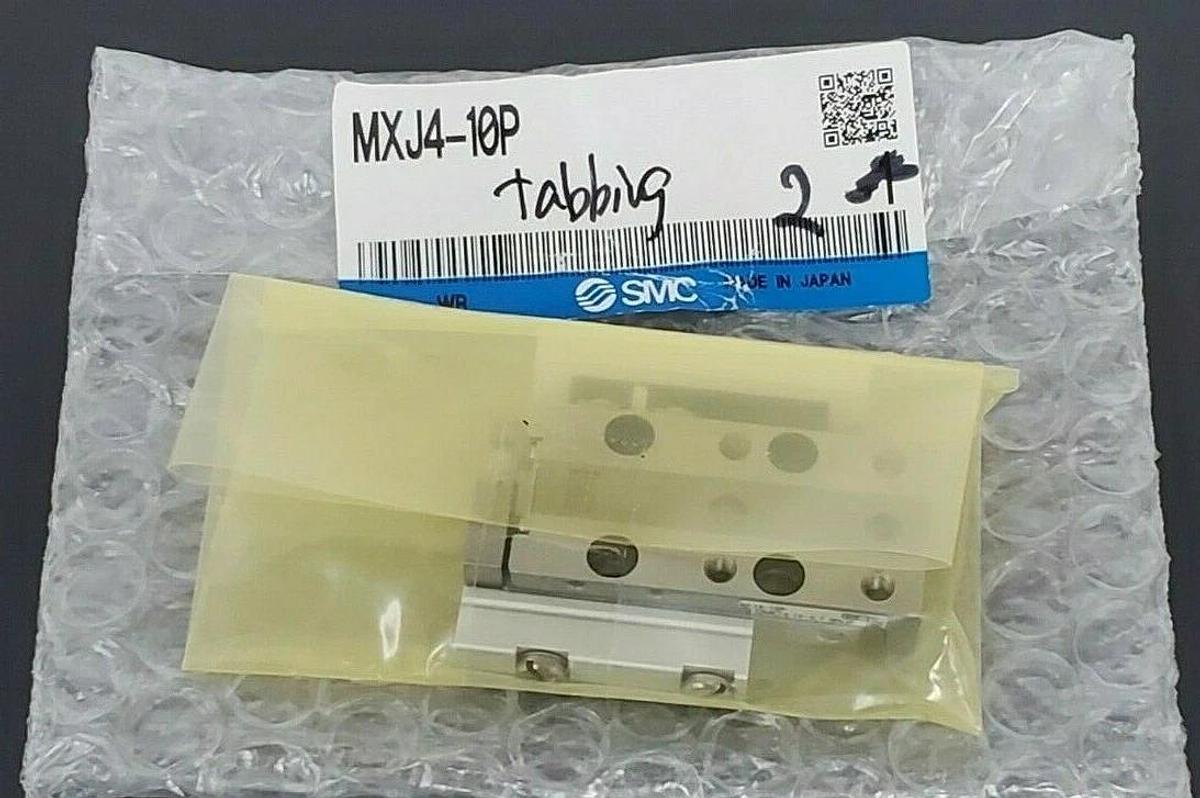 Used NEW SMC MXJ4-10P PRECISION AIR SLIDE TABLE CYLINDER MXJ410P