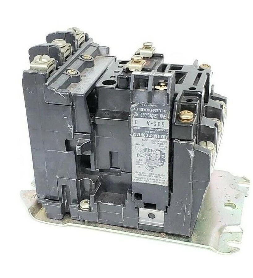 Used ALLEN BRADLEY 500F-BOD93 CONTACT STARTER SER. B, CB236 COIL (SMALL CRACK)