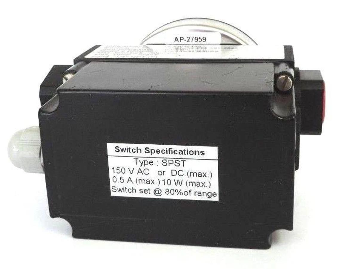 NEW DIFFERENTIAL PRESSURE PLUS PCA25S4LB30P2 GAUGE DPH200