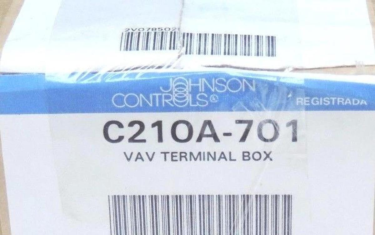 Used JOHNSON CONTROLS  C210A-701 DIGITAL VAV TERMINAL UNIT CONTROLLER REV R, C210A701