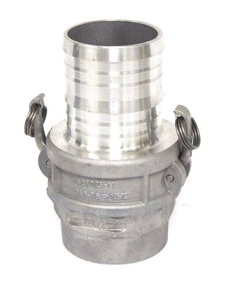Used NEW EVER TITE MS27025-17 ALUMINUM CAM AND GROOVE FITTING W/ MS27022-17 ADAPTER