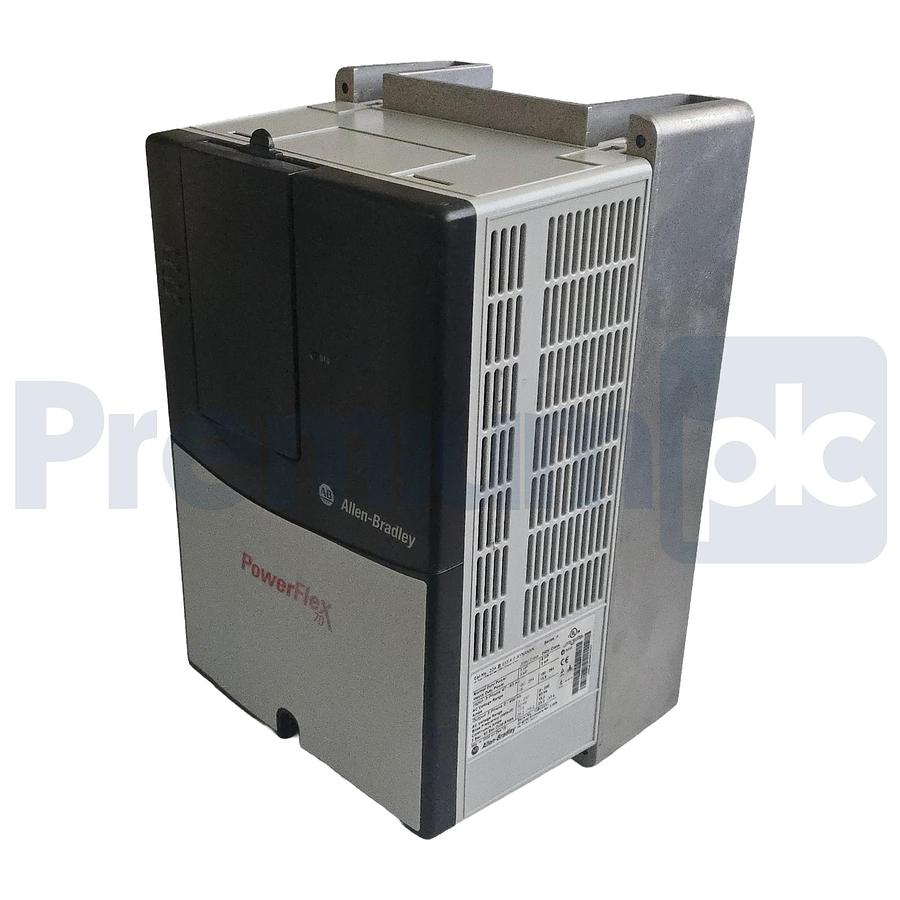 Used Allen-Bradley 20AB015A0AYNANNN /A PowerFlex 70 VFD 5HP 240V 3-Ph AC Drive USPI
