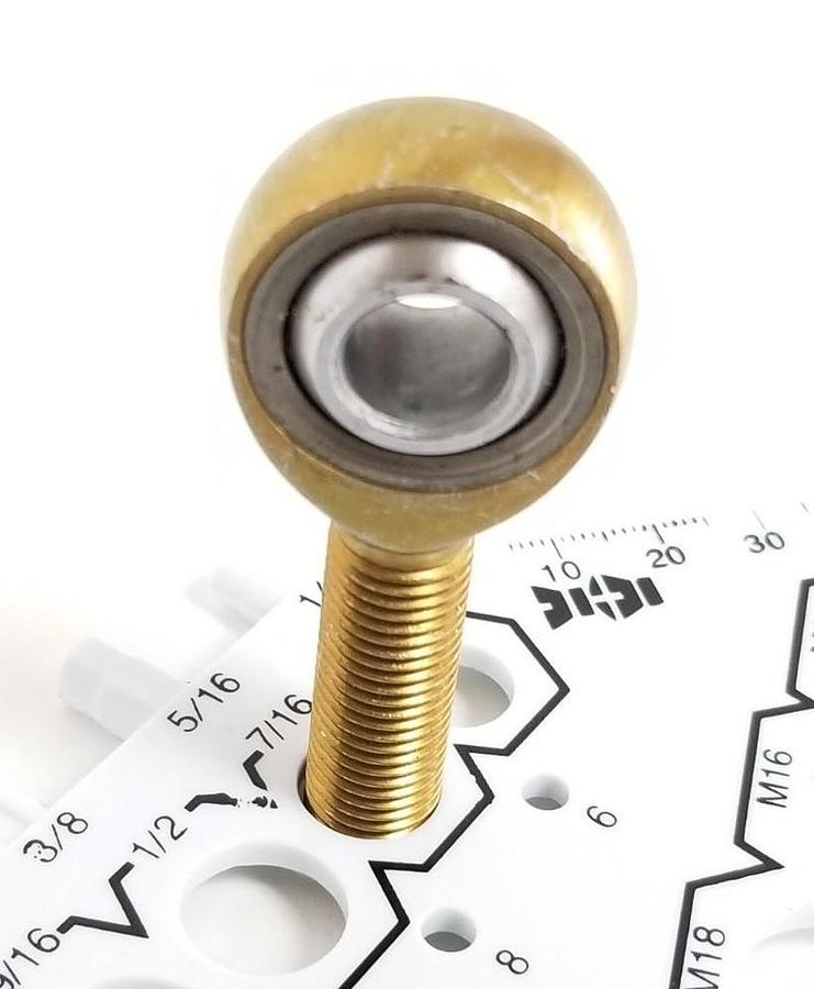 NEW AURORA MB-7-Y ROD END BEARING MB7Y 7/16'' BALL BORE 7/16-20 THREAD