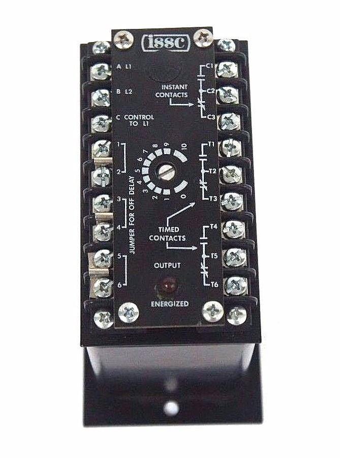 Used NEW ISSC 1014U-1-L-3-A SOLID STATE TIMER TYPE .05-250
