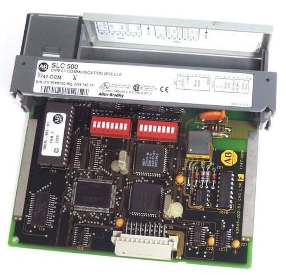 Used ALLEN BRADLEY 1747-DCM DIRECT COMMUNICATION MODULE 1747DCM SER. A MFG: 0499