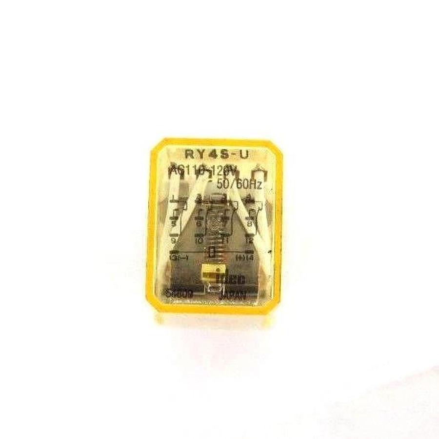 Used LOT OF 11 IDEC 4Y4S-U RELAYS AC110-120V, 50/60HZ, 4Y4SU