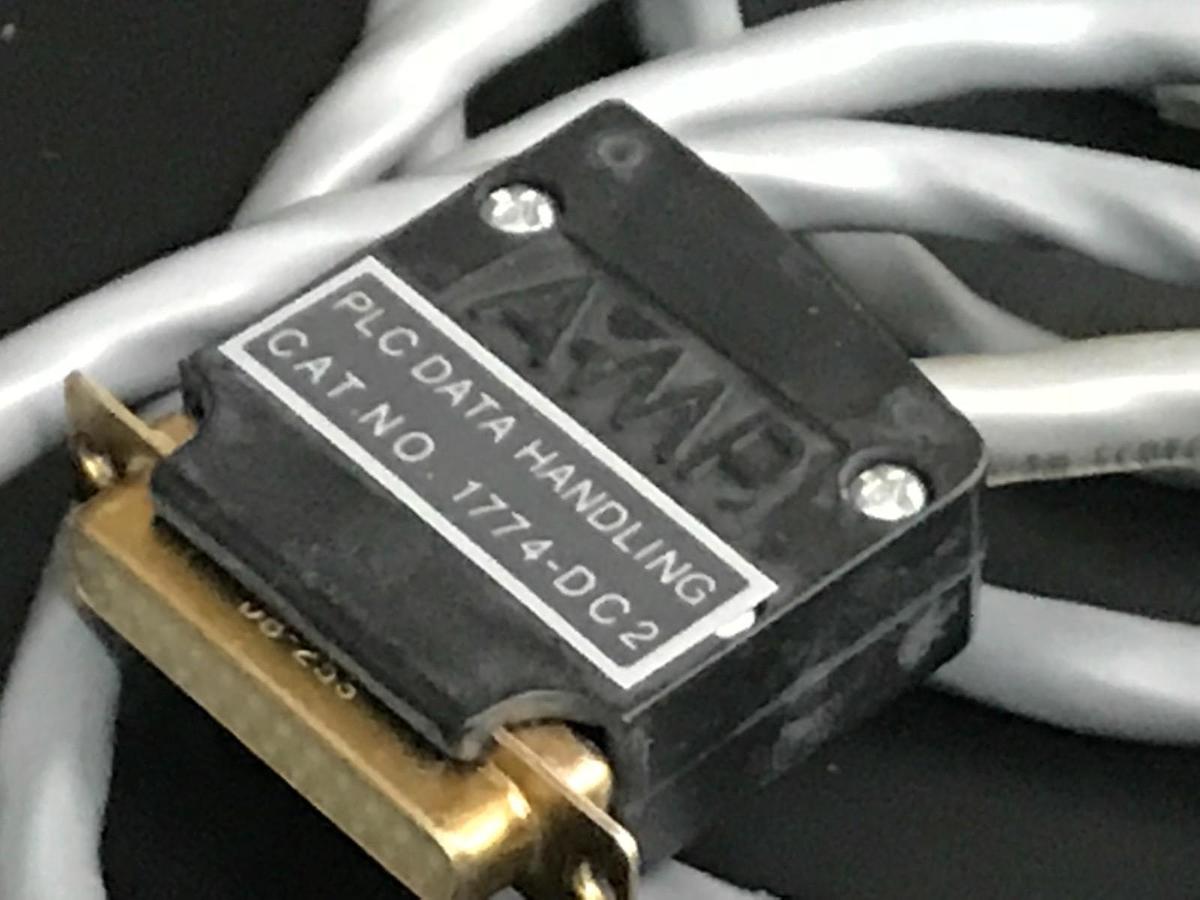 Used ALLEN BRADLEY 1774-DC2 PLC DATA HANDLING INTERCONNECT CABLE 10FT