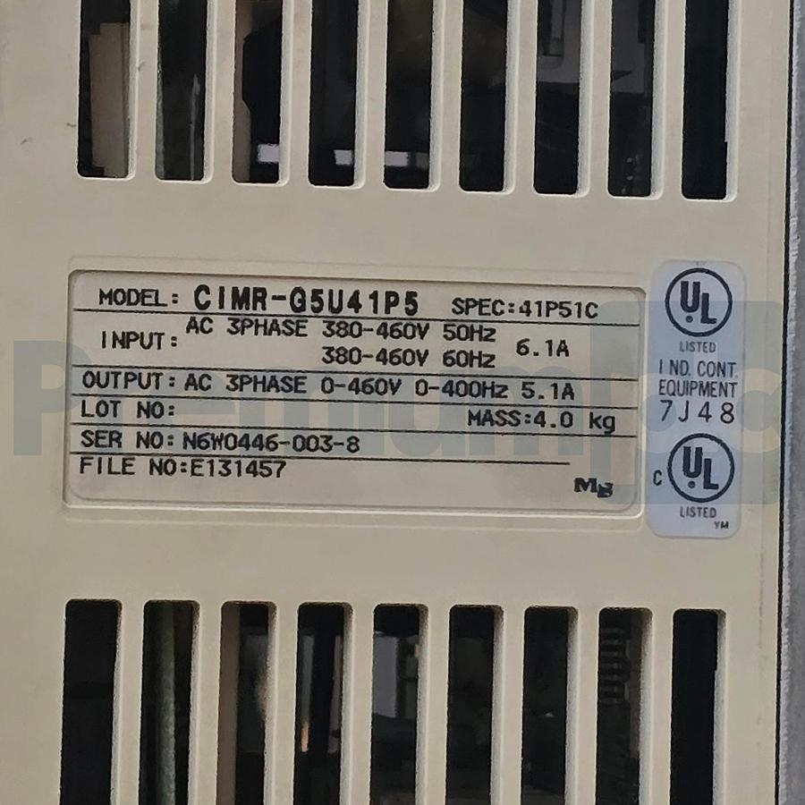 Used Magnetek Impulse 4005-AFG+ CIMR-G5U41P5 Crane Control AC Drive 2HP NSNP (read)