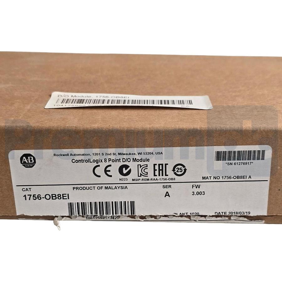 Allen Bradley 1756-OB8EI /A ControlLogix 8-Pt D/O Isolated Output Module NSMP 612598171422
