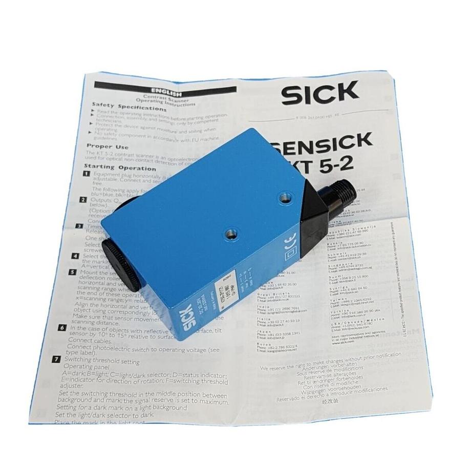 Used NIB SICK KT5G-2P1121 CONTRAST SENSOR 1015997, 10...30V