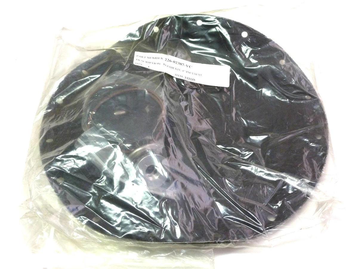 Used VITON 226-02387-VC 4" PM VALVE REPAIR KIT 22602387VC NEW