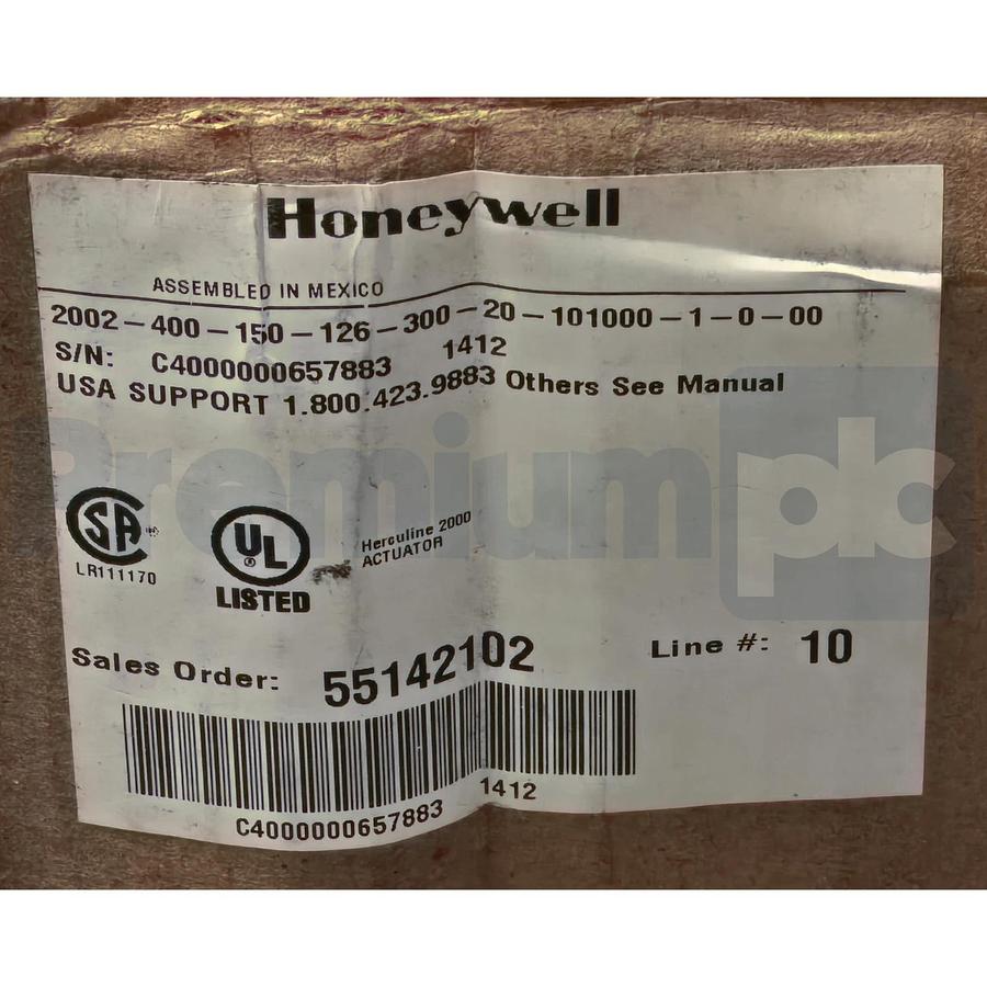 Honeywell 2002-400-150-126-300-20-101000-1-0-00 HercuLine 2000 Actuator 120V NEW
