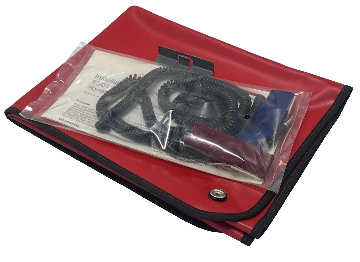 Used 3M 8501 Static Protective Field Service Kit ESD Mat Wrist Strap Cord Pouch, NSMP