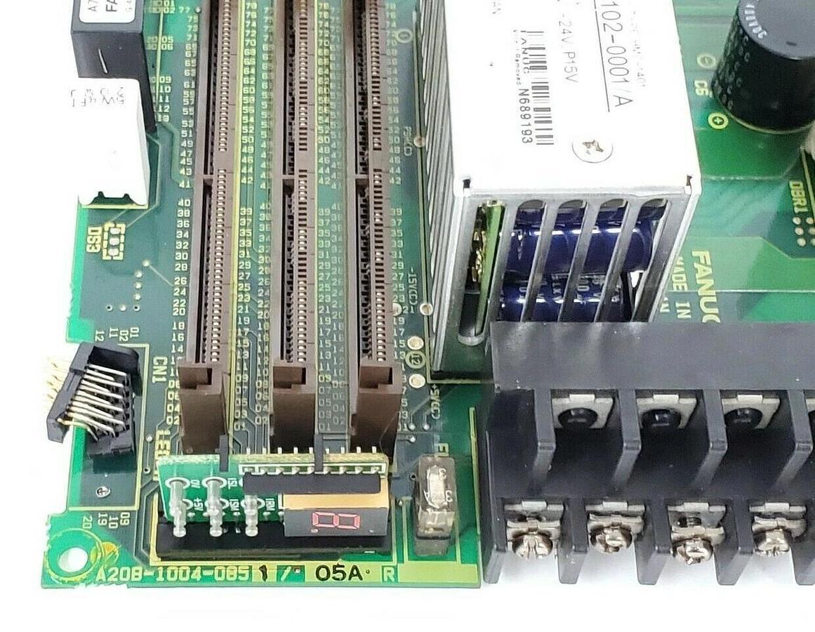 Used FANUC A20B-1004-0851/05A SERVO BOARD A20B-1004-0851, A14L-0102-0001/A