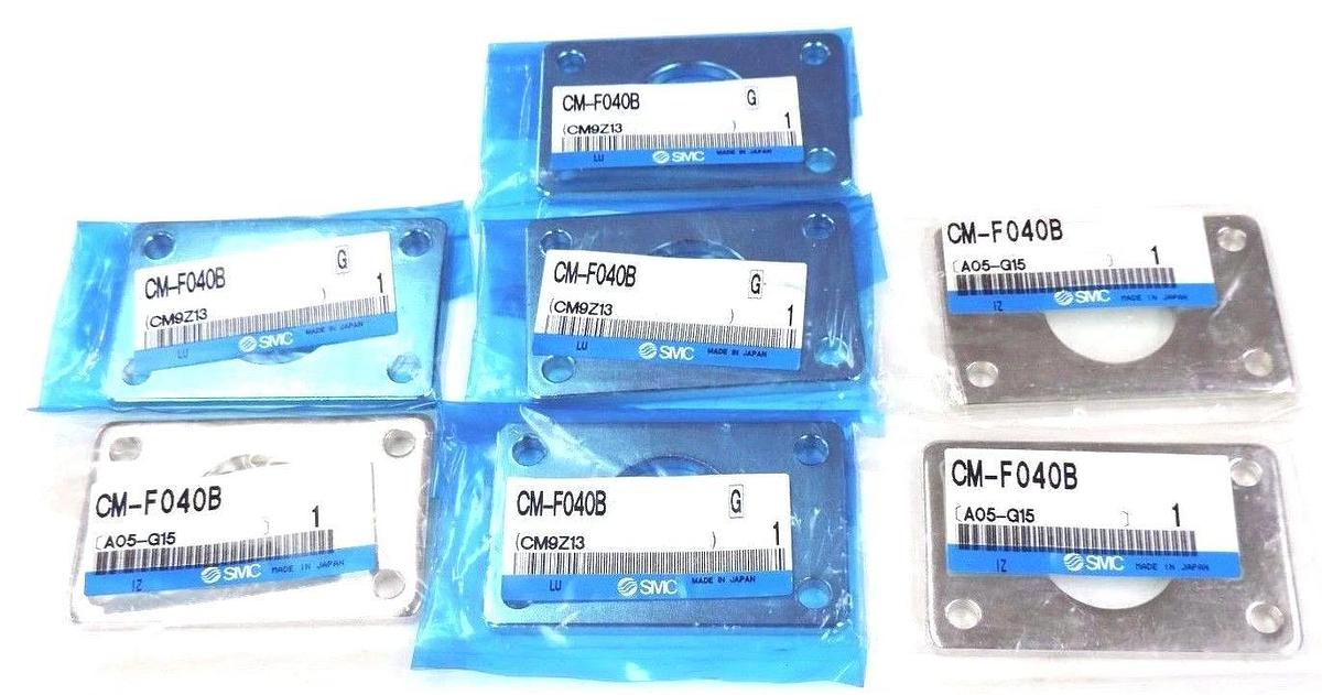 Used LOT OF 7 NEW SMC CM-F040B FLANGE BRACKETS CMF040B