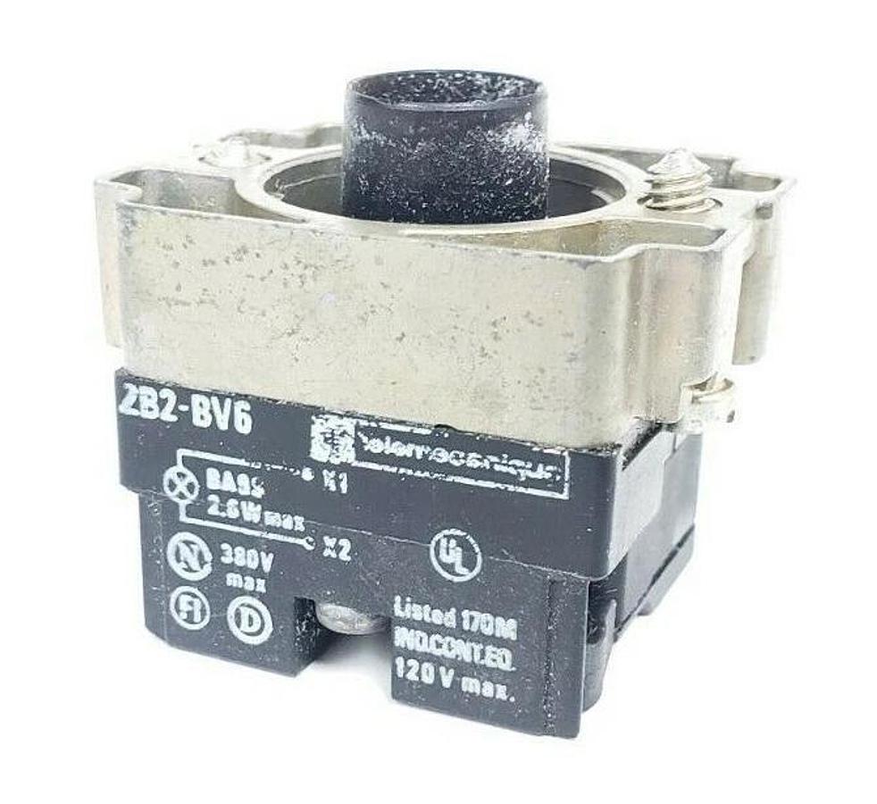 Used TELEMECANIQUE ZB2BV6 LIGHT MODULE 2.6 WATT MAX ZB2-BV6
