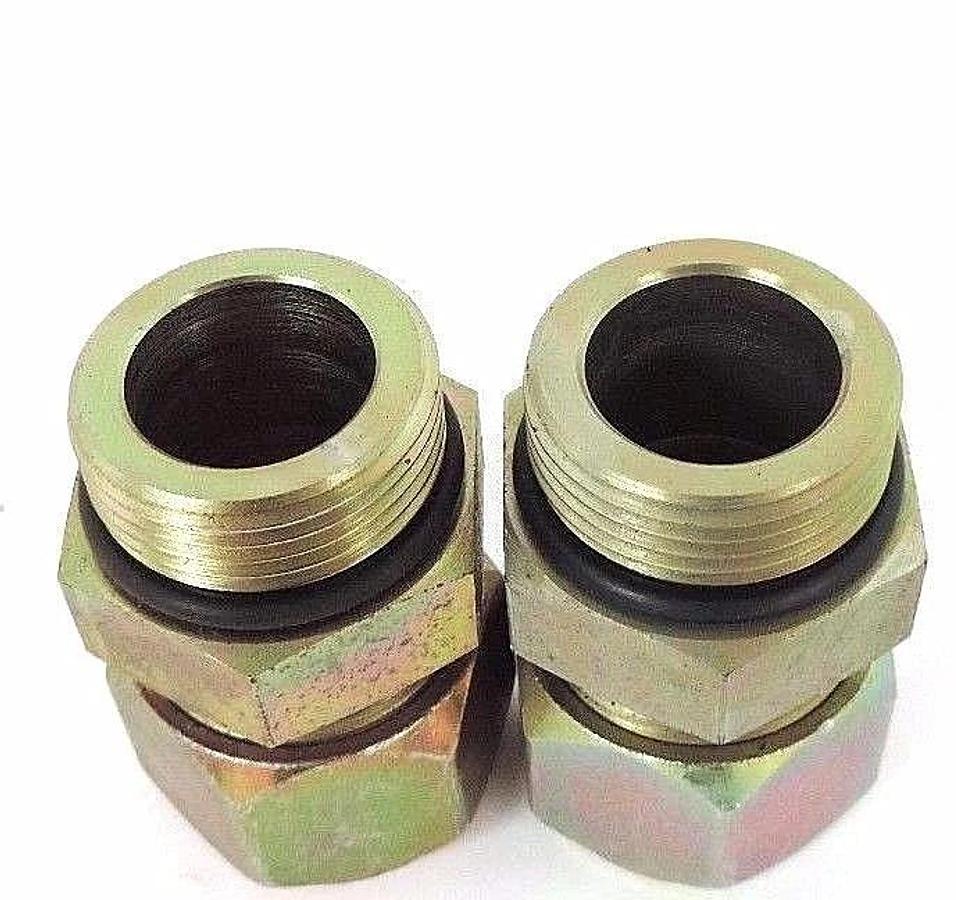 Used BOX OF 2 NEW PARKER 16 F5BU-S STRAIGHT THREAD CONNECTOR 16 BU-S