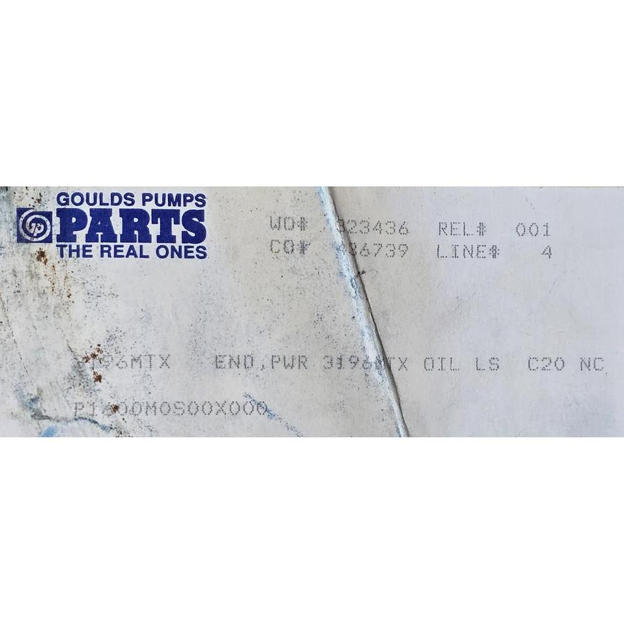 ITT GOULDS PUMPS P1600M0S00X000 POWER END 3196MTX OIL LS C20 NC NSNP