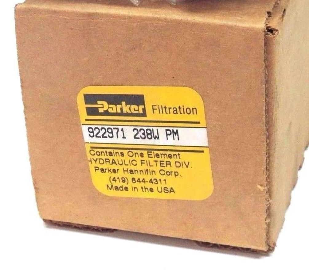 Used NIB PARKER FILTRATION 922971 238W PM FILTER 922971