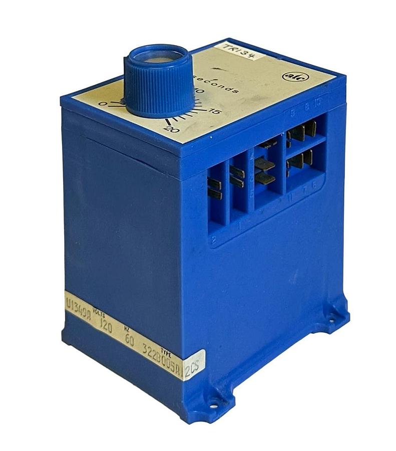 Used ATC 322B-005-A-12CS / 322B005A12CS CYCLE PROGRESS TIMER 322B TDR 120V 60Hz