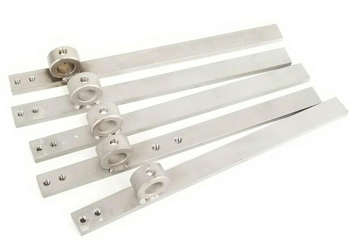 Used LOT OF 5 GENERIC Z-2651 SUPPORT BARS 15x35 1-018-76-070-0 7-7/8'' IN. OAL
