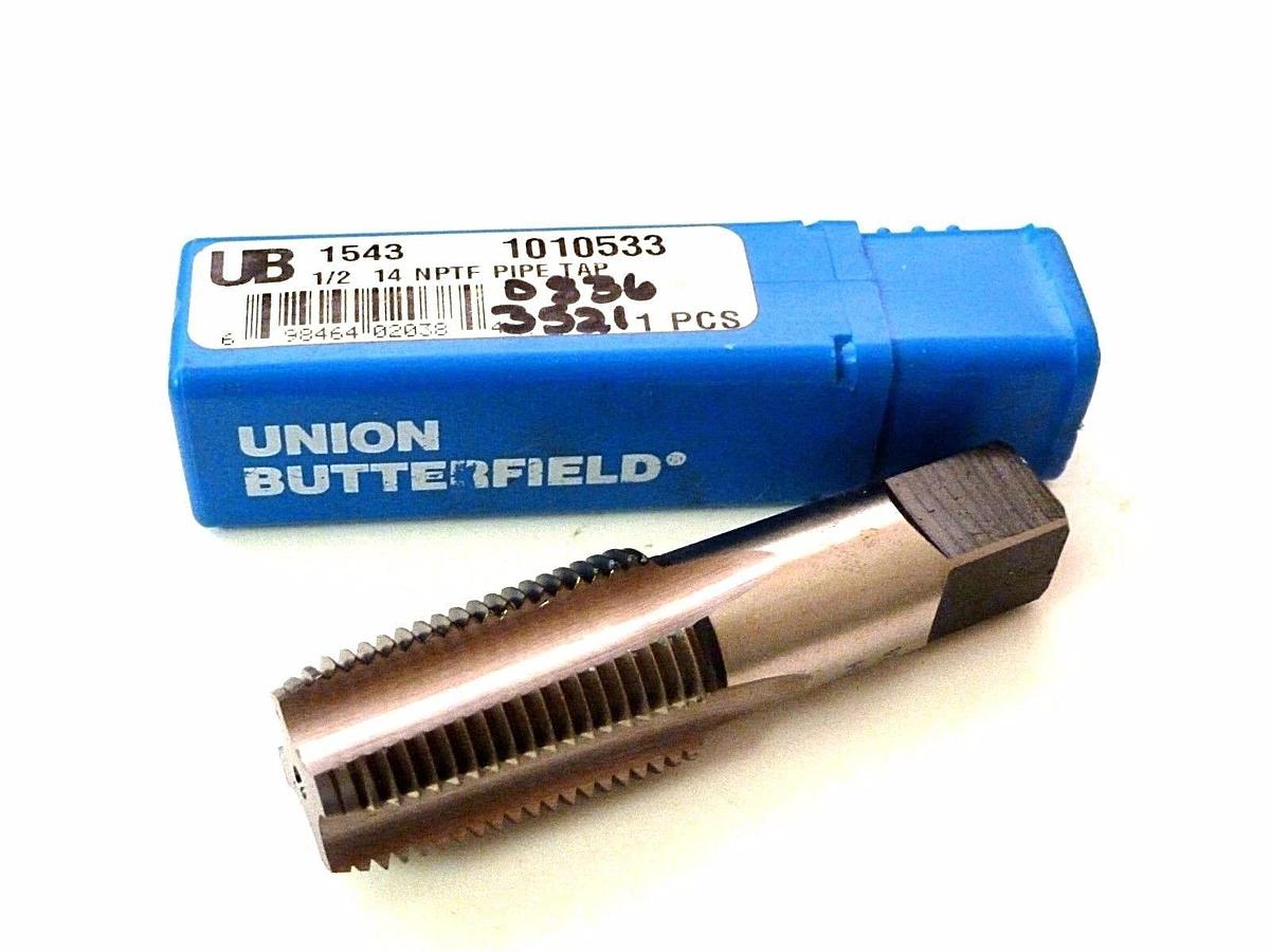 Used NEW UNION BUTTERFIELD 1543 1010533 1/2 14 NPTF PIPE TAP 0836-3521