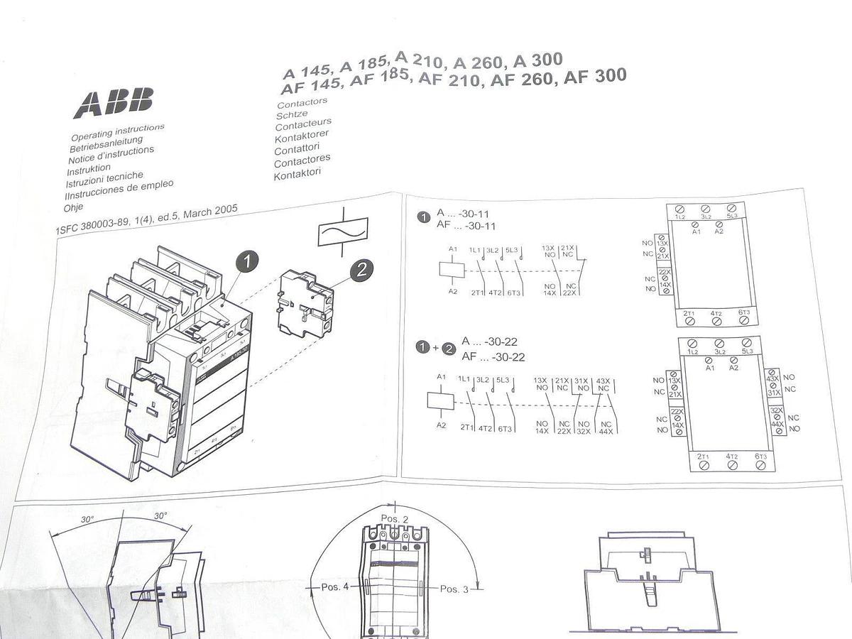 NEW ABB A 145, A 185, A 210, A 260, A 300, AF145, AF185, AF210, AF260, AF300 KIT