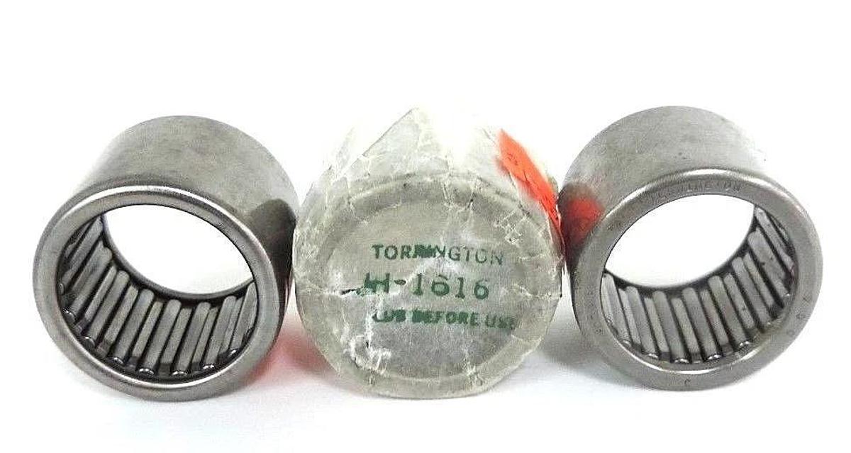 Used LOT OF 3 NEW TORRINGTON JH-1616 NEEDLE BEARINGS CAGED DRAWN CUP 1X1-5/16X1IN