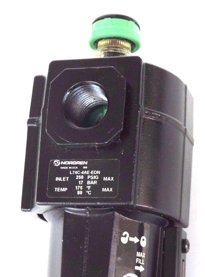 Used NIB NORGREN L74C-4AE-EDN LUBRICATOR L74C4AEEDN 1/2''
