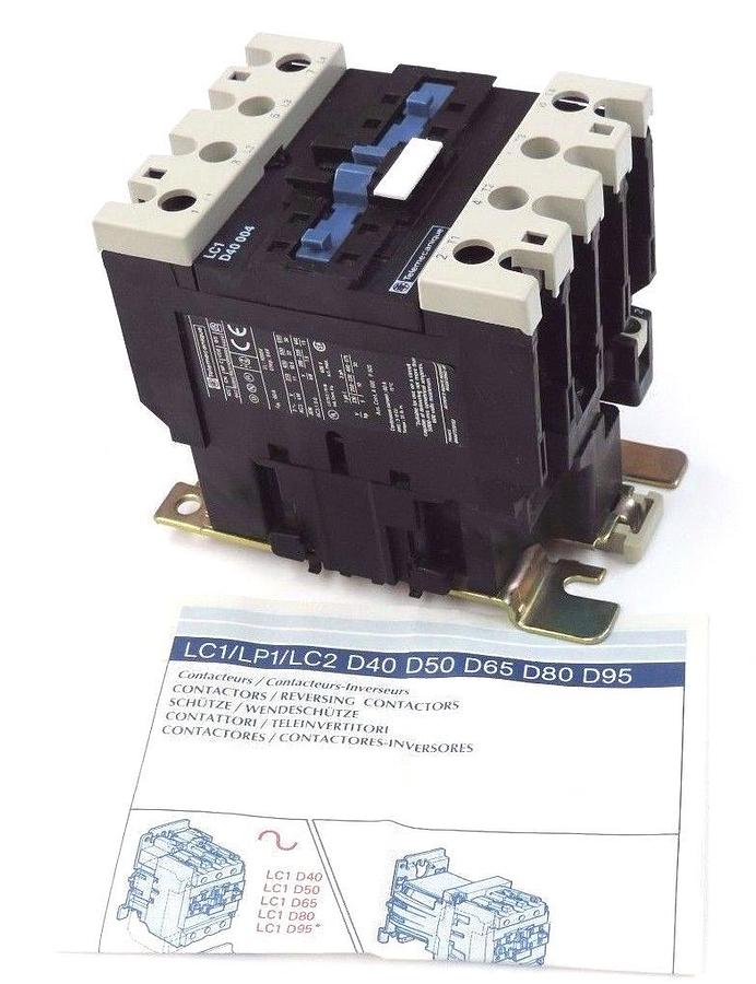 NIB TELEMECANIQUE LC1D40004F5 CONTACTOR LC1-D40004F5, 110V, 50HZ
