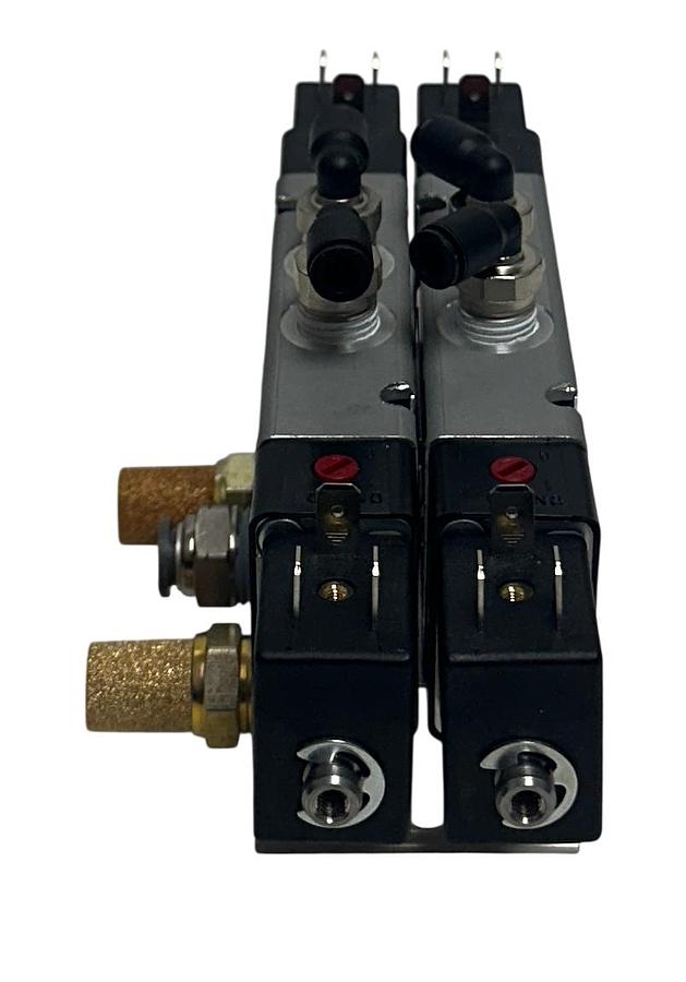 Used IMI NORGREN 4810-12-000-4825 / 4810120004825 PNEUMATIC VALVE ASSEMBLY 24VDC NSNP
