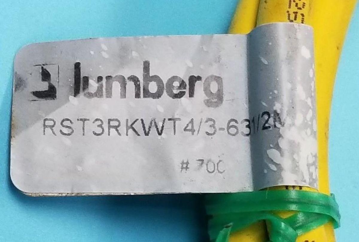 Used NEW LUMBERG RST3RKWT 4/3-631/3M CABLE RST3RKWT4/3-631/2M