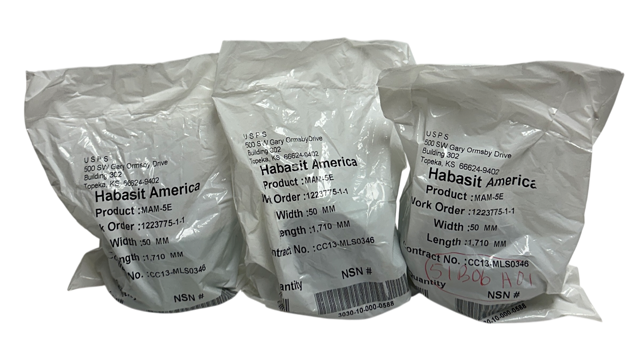 3 HABASIT AMERICA MAM-5E / MAM5E CONVEYOR BELTS W: 50mm L: 1,710mm OEM NSFS