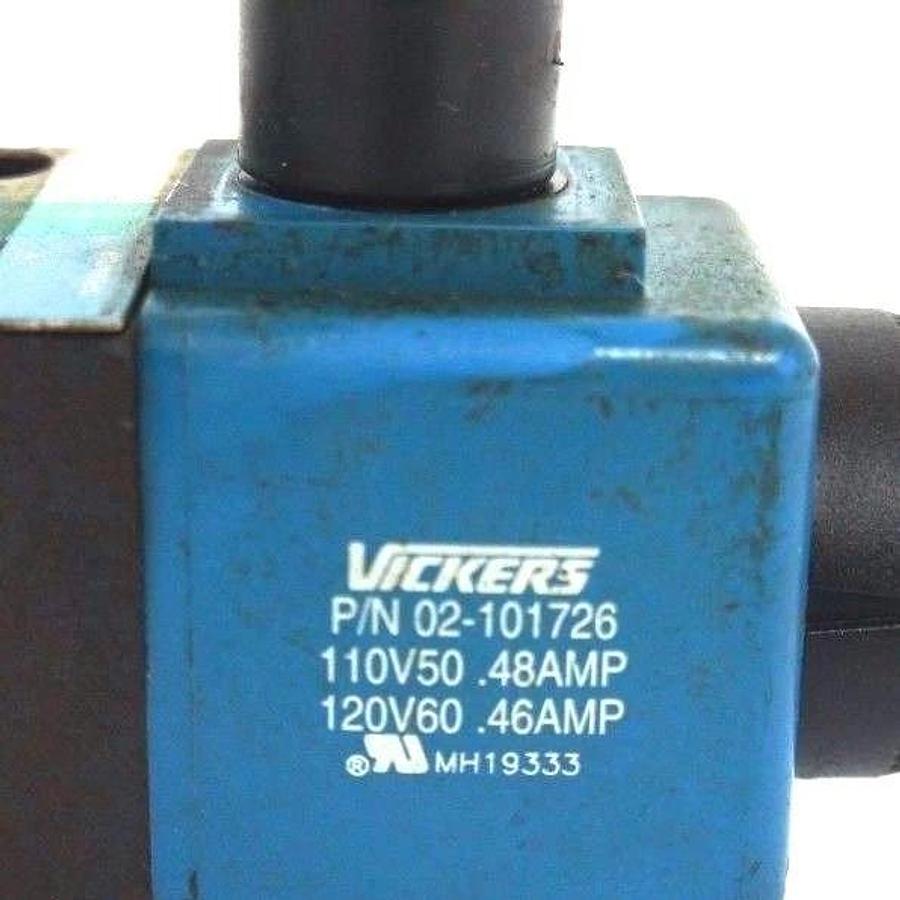 Used VICKERS DG4V-3S-6C-M-U-B5-60 SOLENOID VALVE 5000/1450PSI, 350/100BAR