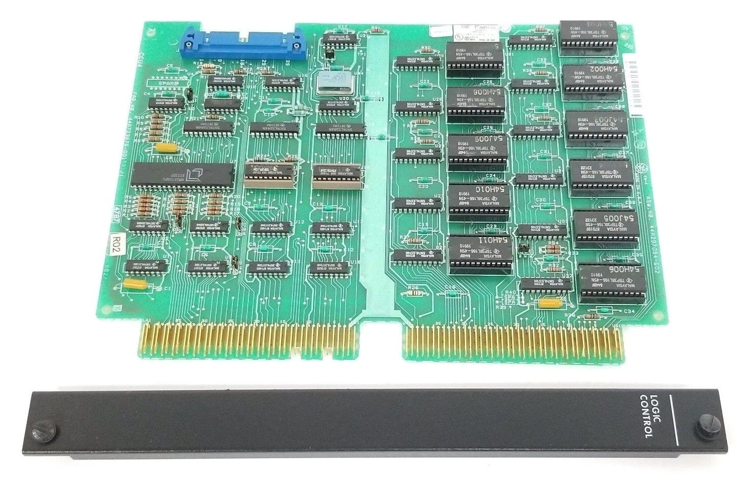 Used GE FANUC IC600CB502L ADV LOGIC CTL BOARD ASM. NO. 44A297094-G02, IC600-FP501K