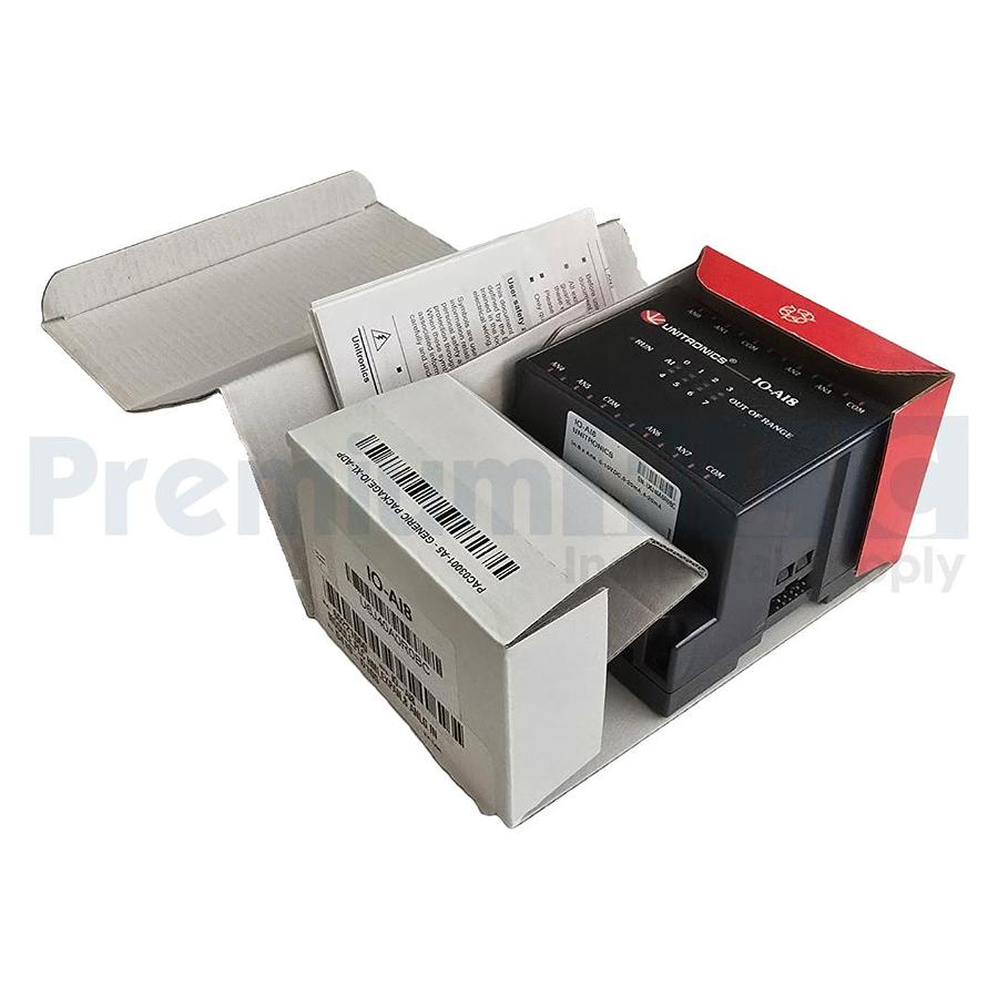 Used NEW UNITRONICS IO-AI8 / IOAI8 VISION I/O EXPANSION MODULE 8-ANALOG IN 24VDC NSMP