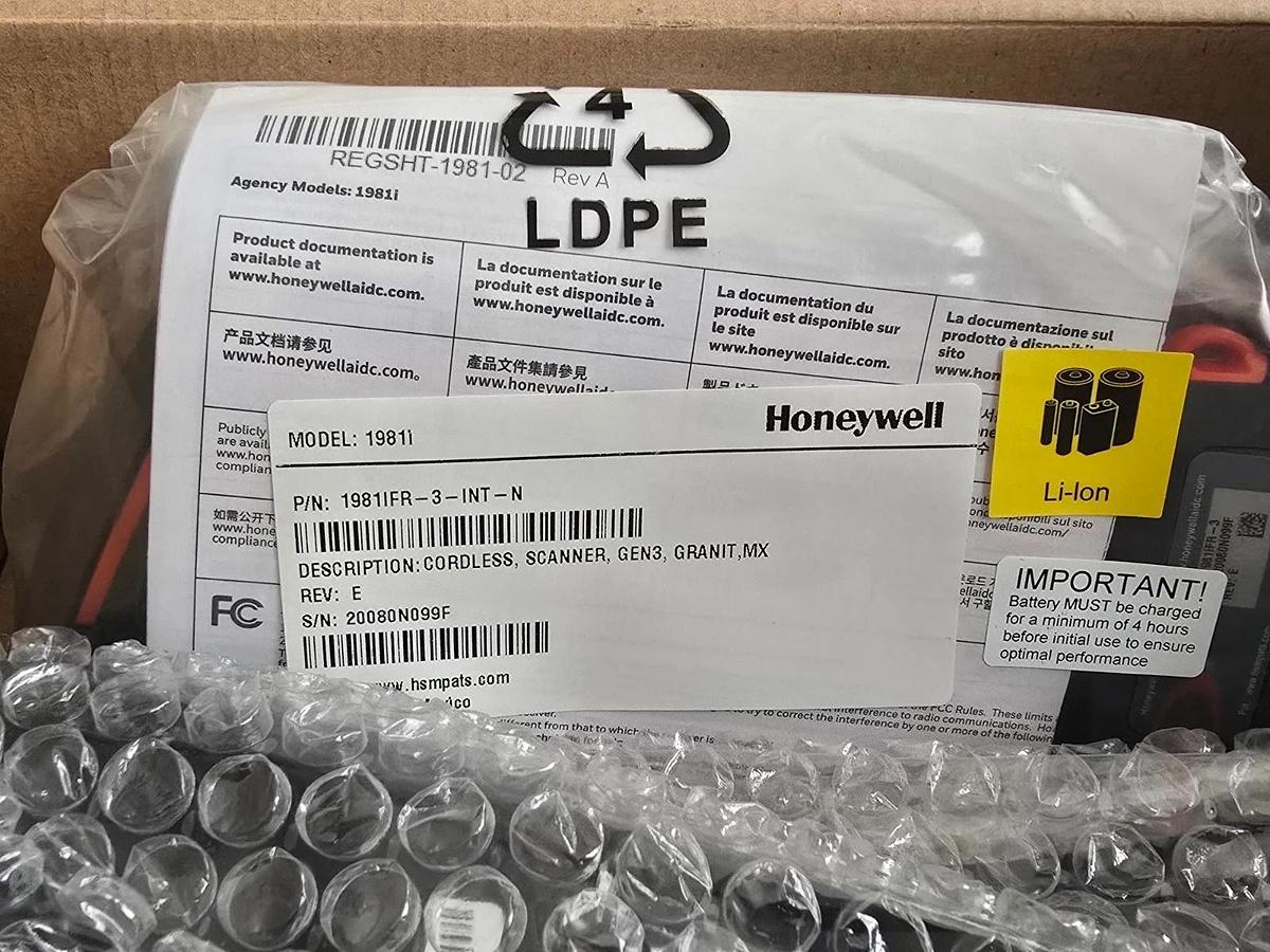 HONWYELL Granit 1981i FULL RANGE BARCODE SCANNER KIT 1981IFR-3USB-5-N NSMP