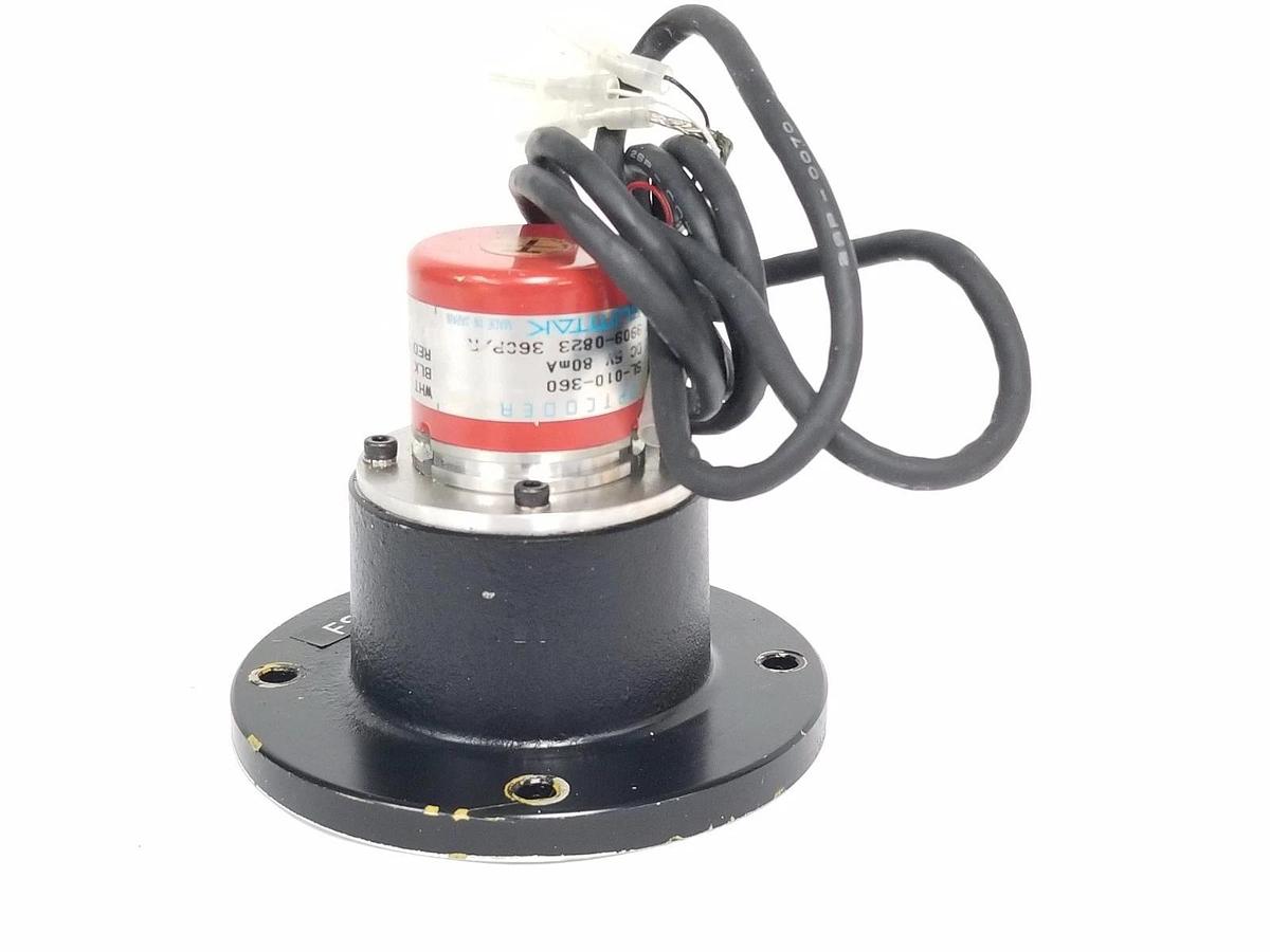 Used SUMTAK OPTCODER SL-010-360 ENCODER, 5VDC, 80MA, SL010360