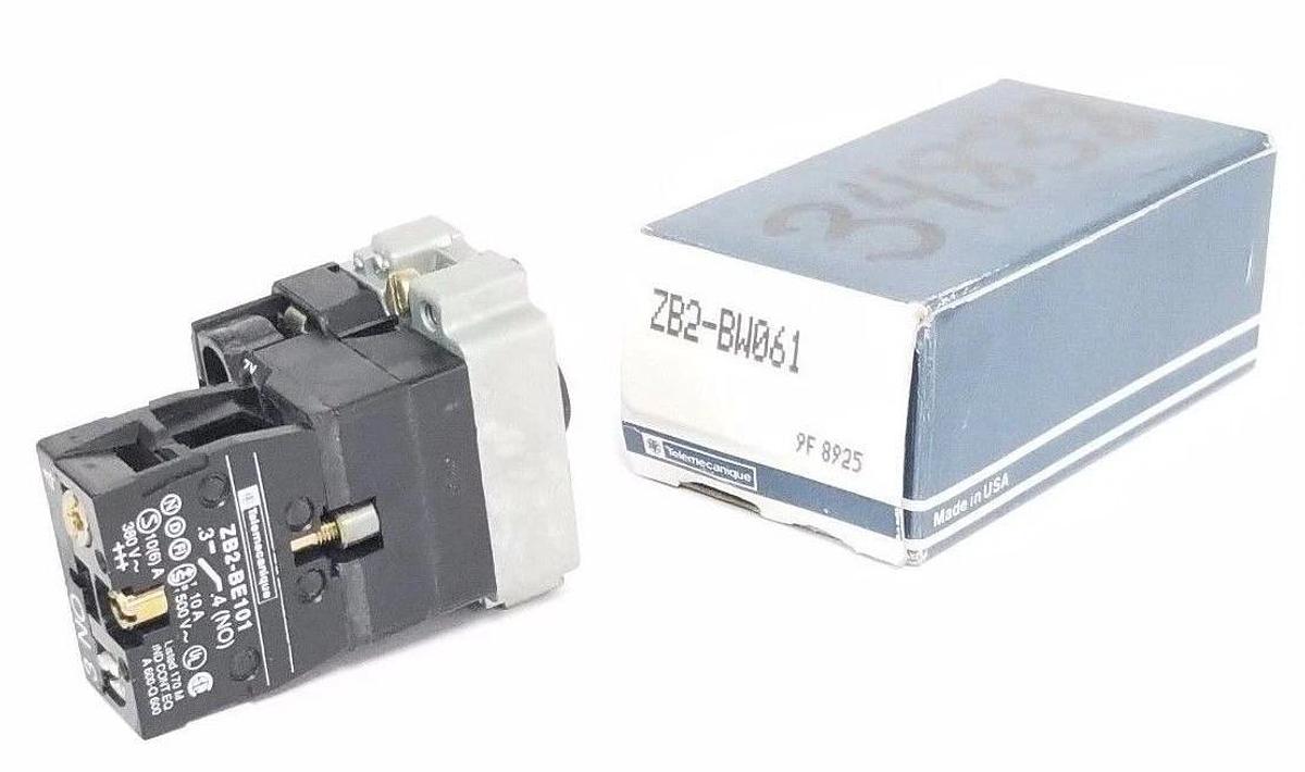 Used NIB TELEMECANIQUE ZB2-BW061 LIGHT MODULE ASSEMBLY 22MM, 24V, ZB2BW061