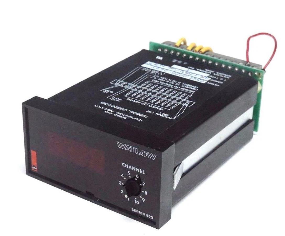 Used WATLOW 8D45-0080-0604 SERIES B73 TEMP. INDICATOR 8D4500800604, T.C. TYPE: J