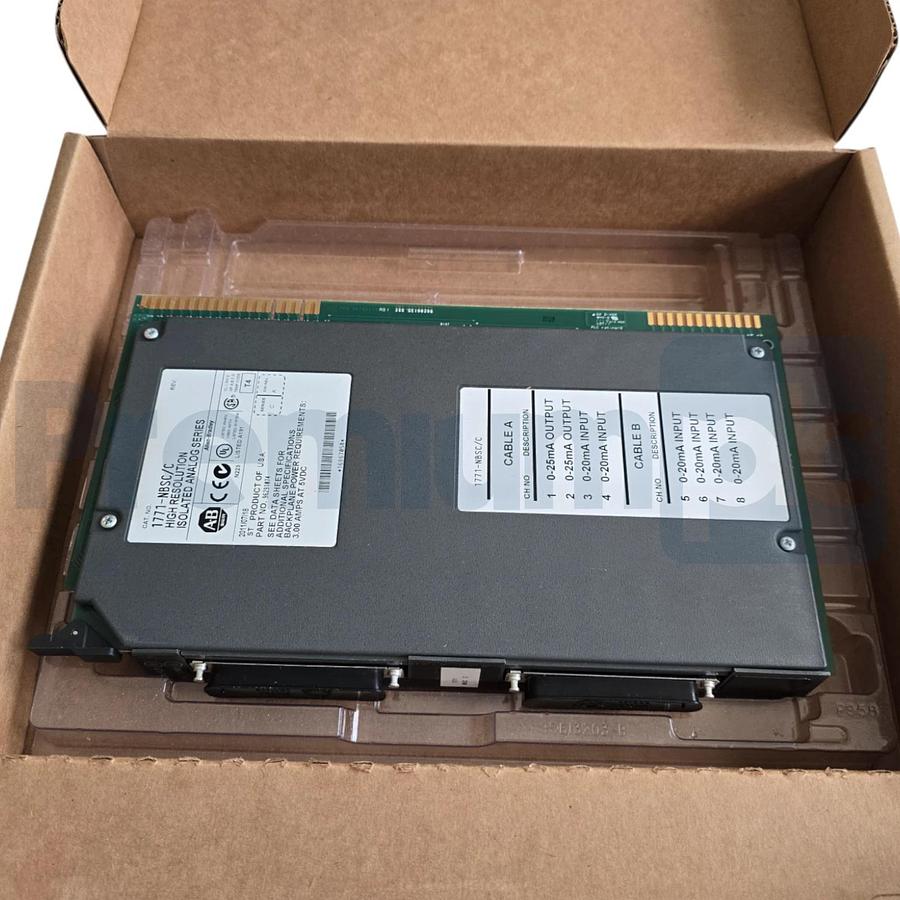 ALLEN BRADLEY 1771-NBSC /C PLC-5 HIGH RESOLUTION ISOLATED ANALOG MODULE 1771NBSC