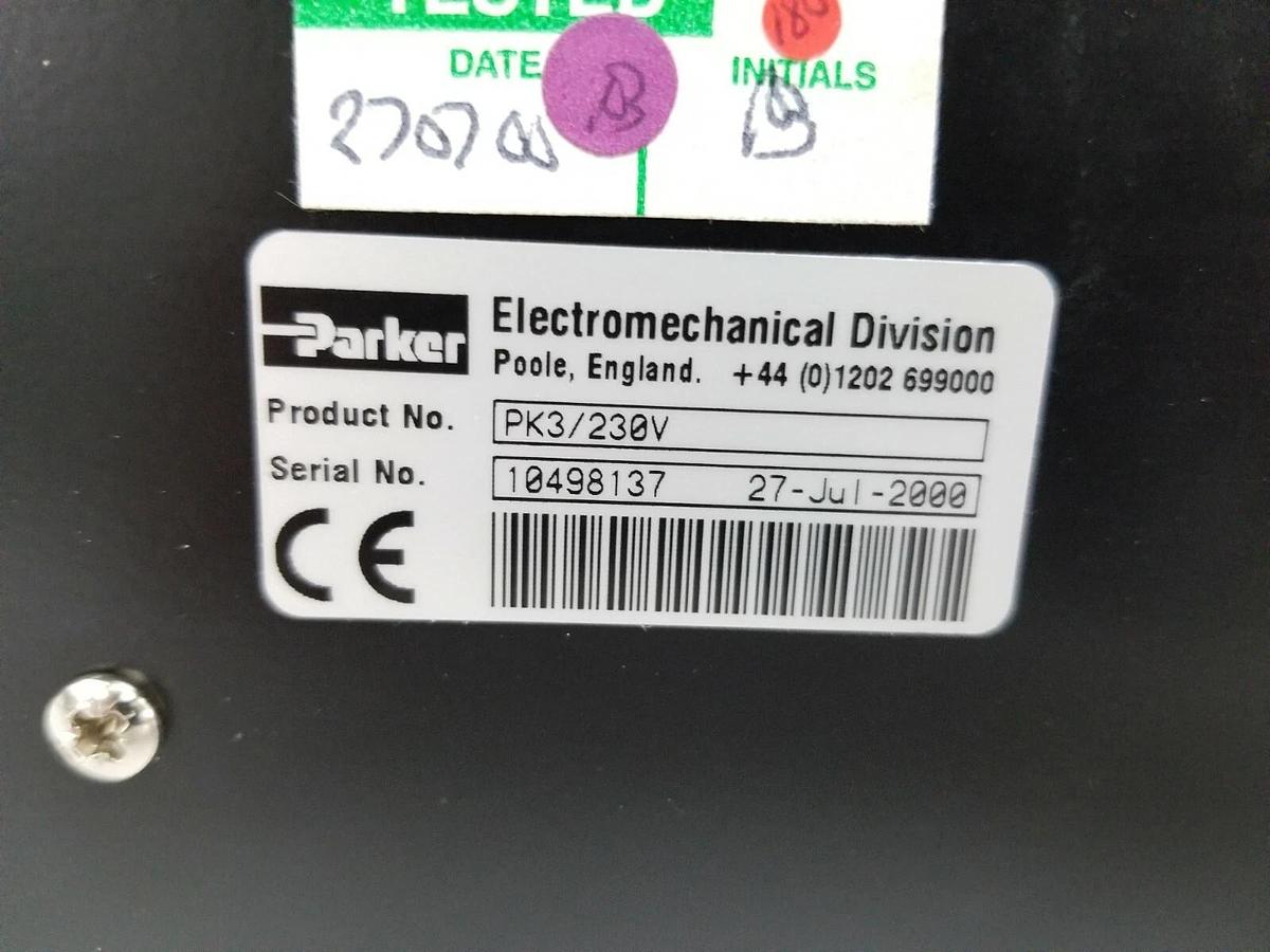 Used NIB PARKER PK3/230V STEPPING MOTOR DRIVE 115/230V 50/60HZ 150VA W/ FITKIT PK3