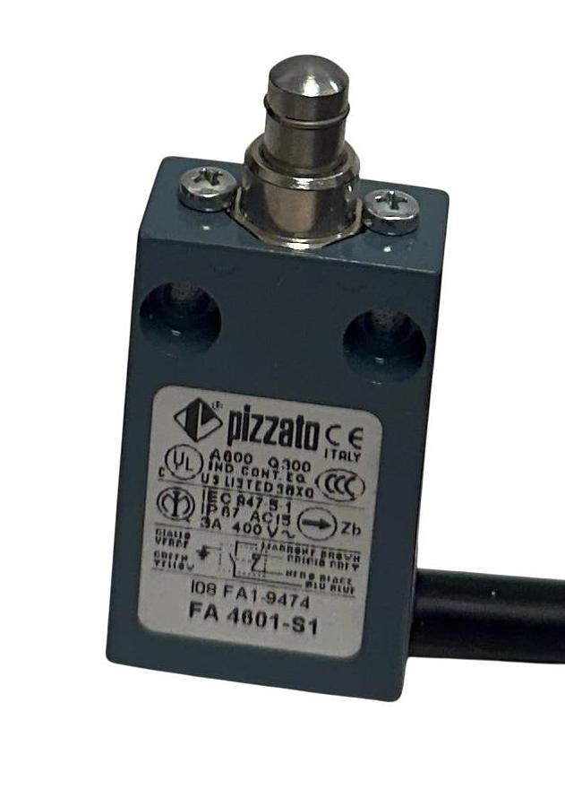 Used PIZZATO FA 4601-S1 / FA4601S1 PRE-WIRED POSITION SWITCH 3A 400VAC NSNP