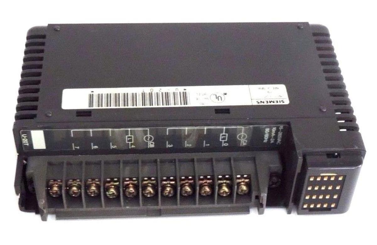 Used SIEMENS U-20T SIMATIC 16POINT OUTPUT MODULE 15/265VAC, 10MA/2A, 50/60HZ, U20T