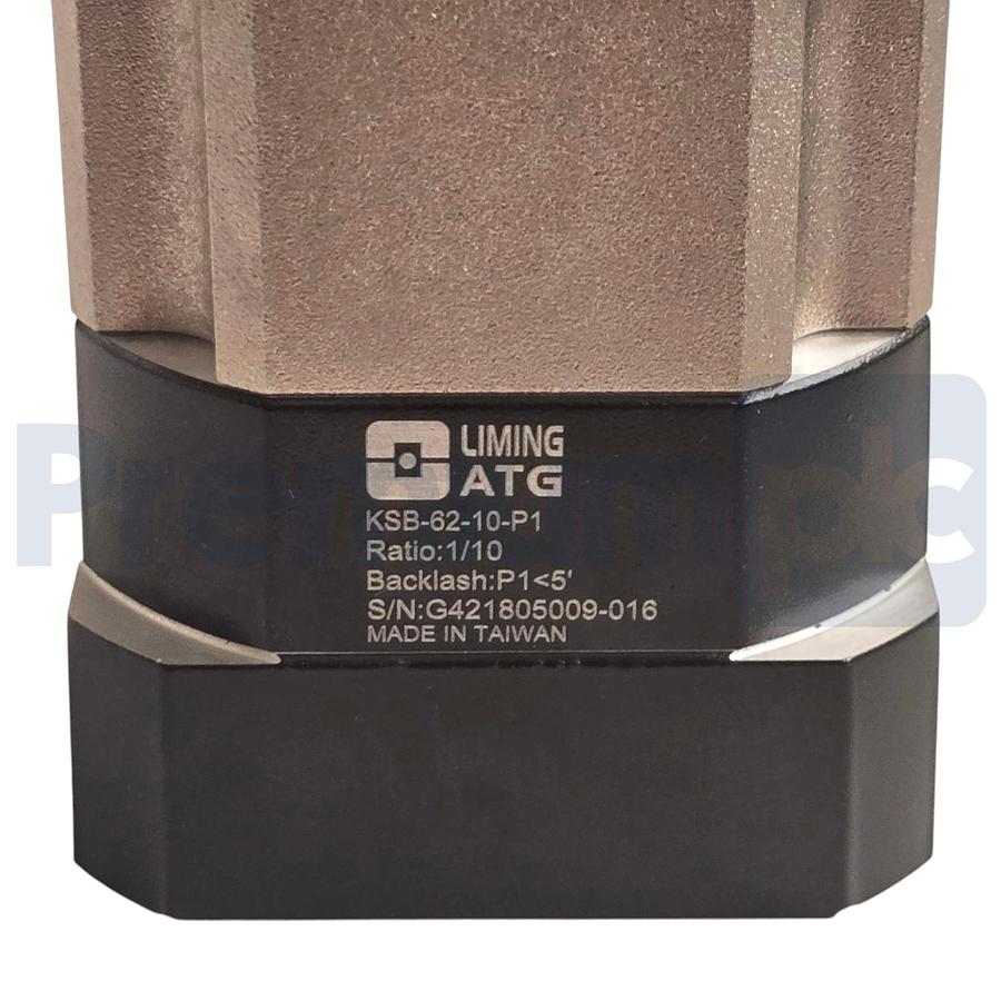 Used Liming ATG KSB-62-10-P1 High Precision Planetary Gearbox Reducer 10:1 Ratio NSMP