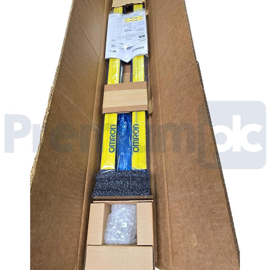 Used OMRON STI F3SG-4RA1040-14 F3SG-RA SAFETY LIGHT CURTAIN SET 14x1040mm NSMP